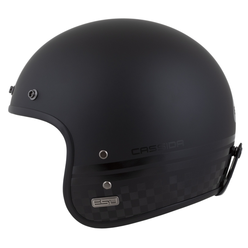 Casco abierto Cassida Eso Forty Nine negro mate
