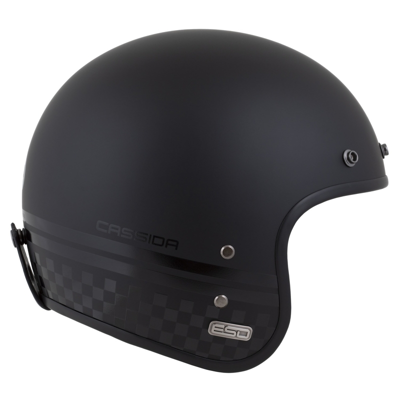 Casco abierto Cassida Eso Forty Nine negro mate