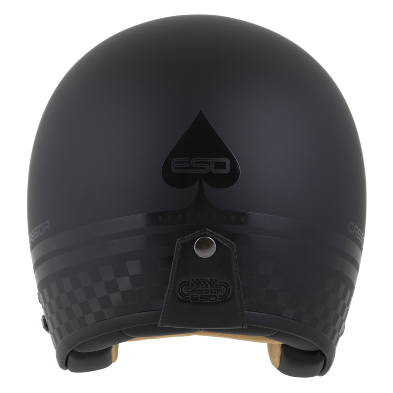 Casco abierto Cassida Eso Forty Nine negro mate