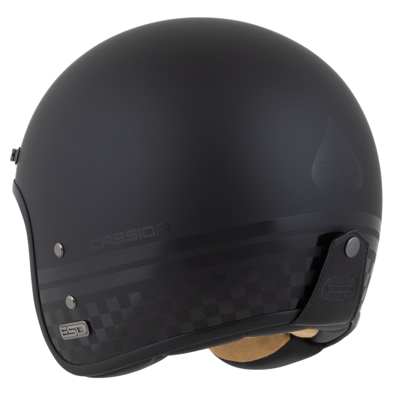 Casco abierto Cassida Eso Forty Nine negro mate