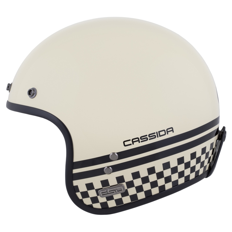 Casco abierto Cassida Eso Forty Nine crema-negro
