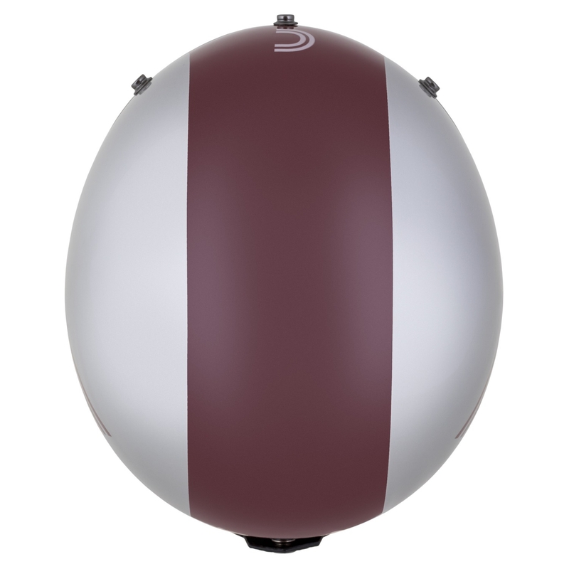 Casco abierto Cassida Eso Jawa Panel Rojo-Plata-Negro