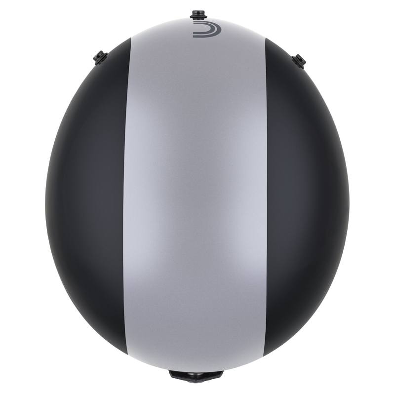 Casco abierto Cassida Eso Jawa Panel, color negro perla-antracita-plata