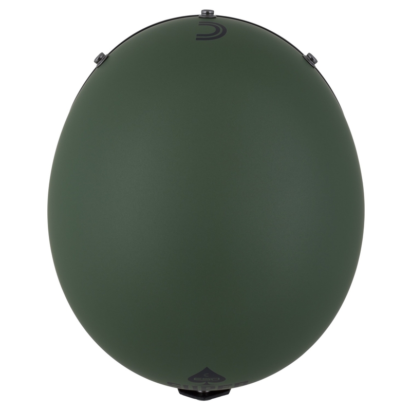 Casco abierto Cassida Eso Super Hooligan negro mate-verde metalizado
