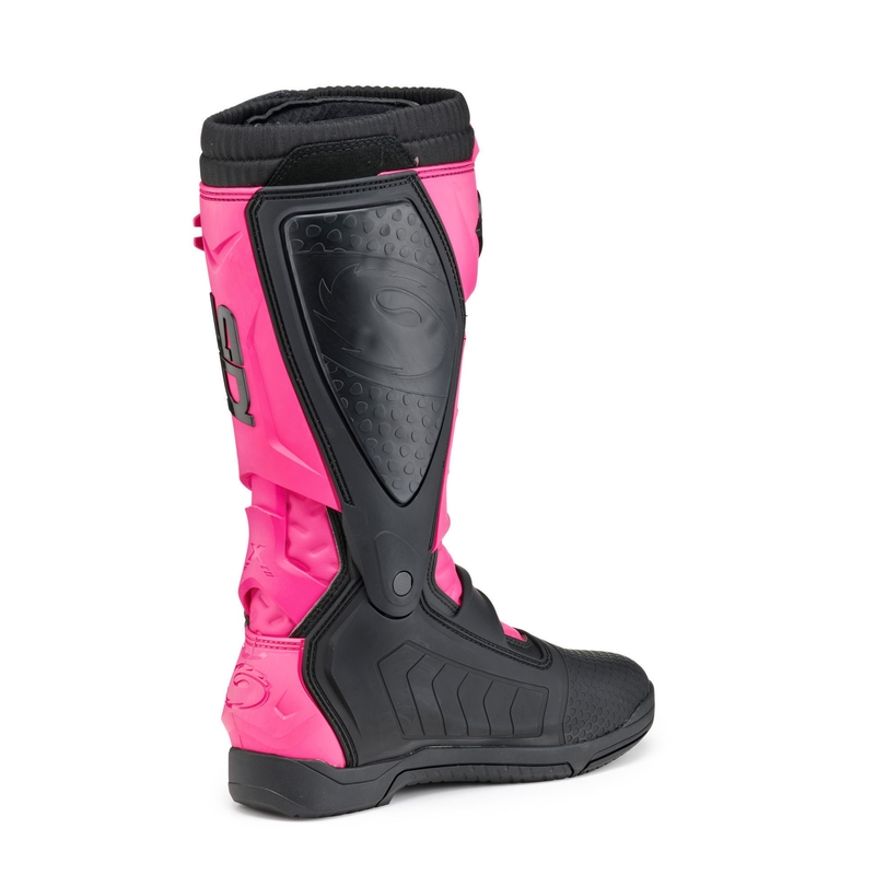 Botas de moto para mujer SIDI X POWER SC LEI negras y rosas
