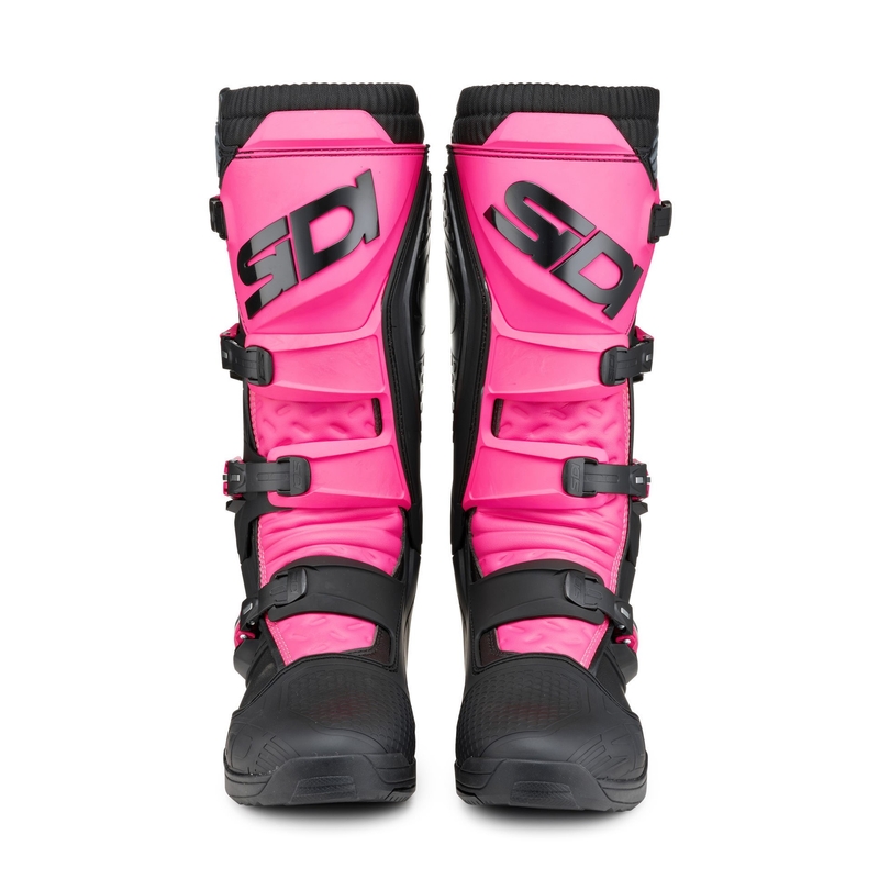 Botas de moto para mujer SIDI X POWER SC LEI negras y rosas
