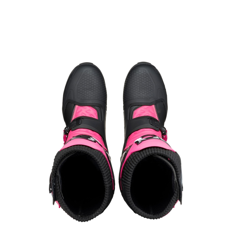 Botas de moto para mujer SIDI X POWER SC LEI negras y rosas