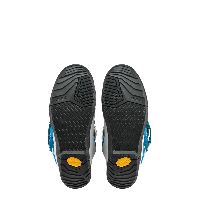 Botas de moto para mujer SIDI X POWER SC LEI blancas y azules