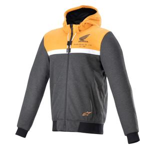 Alpinestars Chrome Street Sudadera Honda Chaqueta 2024 negro-gris-naranja