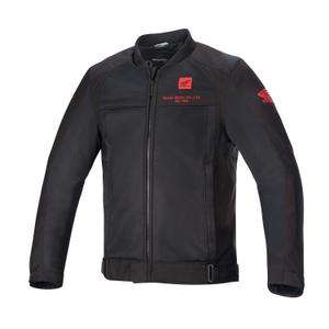 Chaqueta de moto Alpinestars Luc Air 2 Honda colección 2024 negro y rojo