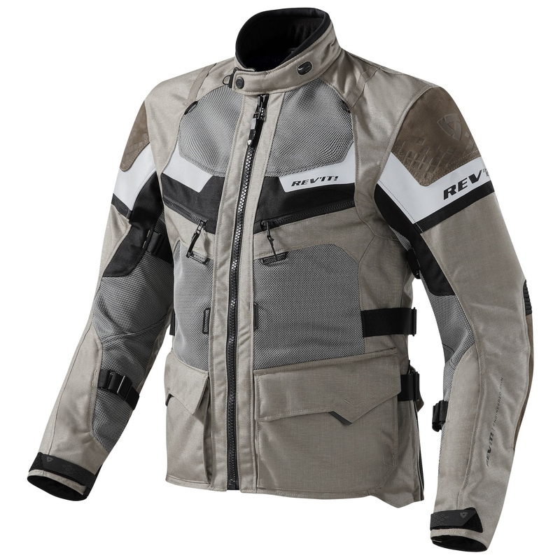 Chaqueta de moto Revit Cayenne Pro Negra y Marrón Arena liquidación