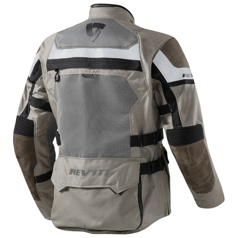 Chaqueta de moto Revit Cayenne Pro Negra y Marrón Arena liquidación