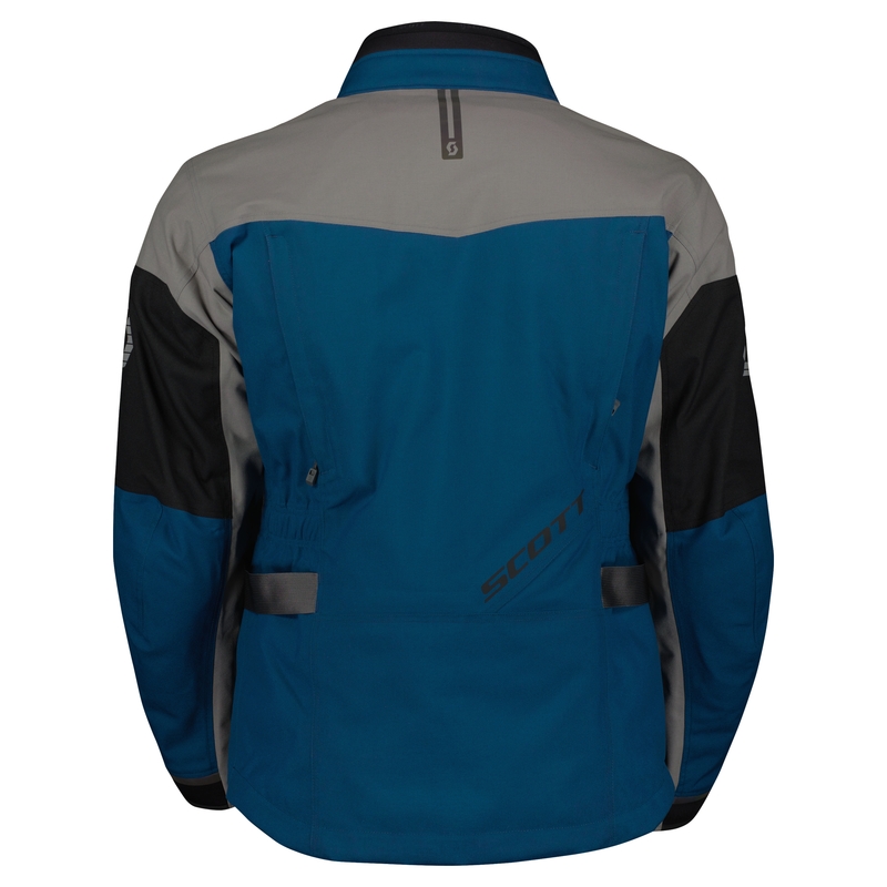 Chaqueta de moto SCOTT VOYAGER DRYO azul-gris liquidación