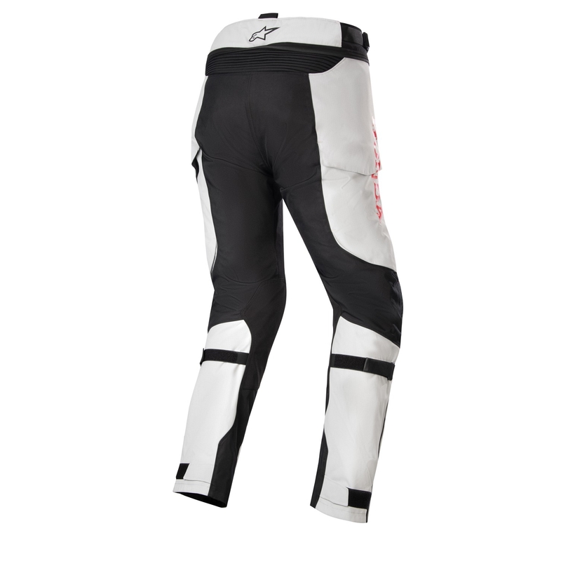 Pantalones de moto Alpinestars Bogota PRO Drystar Honda gris claro-rojo fluo-negro