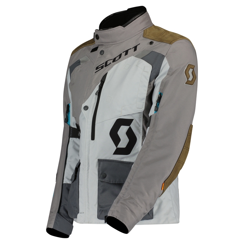 Chaqueta de moto para mujer SCOTT W'S DUALRAID DRYO IRON gris-marrón liquidación