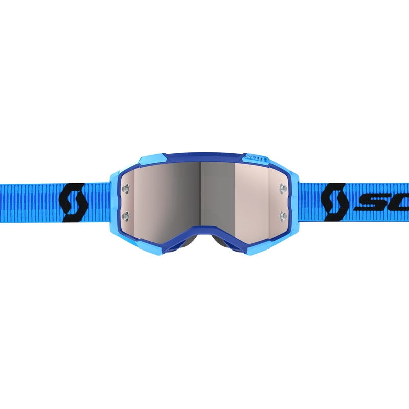 Gafas motocross SCOTT Fury azul-negro cromadas