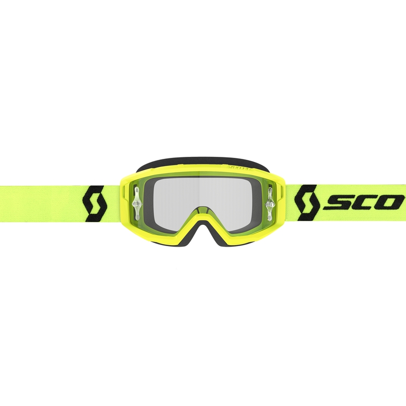 Gafas motocross SCOTT PRIMAL CLEAR negro-amarillo fluo