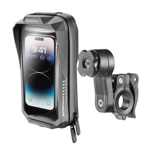 Funda universal impermeable para teléfono móvil Interphone QUIKLOX Waterproof, máx. 7" con soporte para manillar