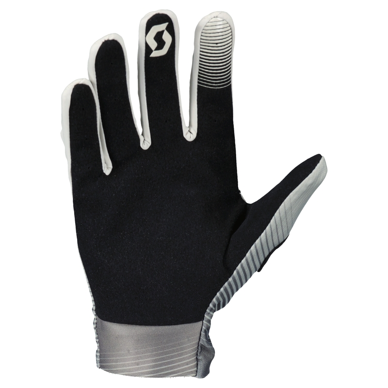 Guantes de motocross para niños SCOTT 250 SWAP EVO gris-negro