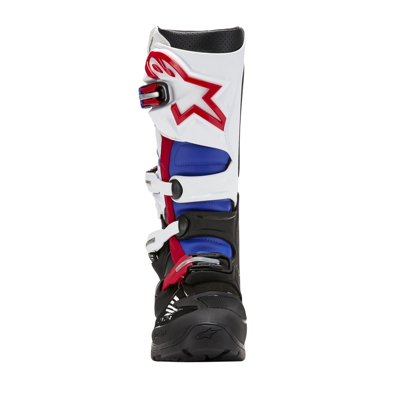 Botas de moto Alpinestars Tech 7 Enduro Drystar Honda Negro-Azul-Blanco-Rojo