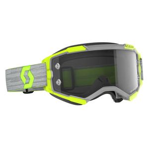 Gafas de motocross SCOTT Fury LS negro-amarillo fluo