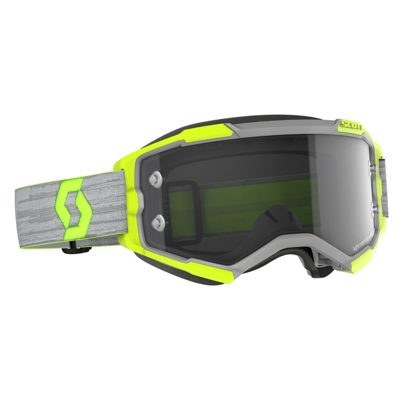 Gafas de motocross SCOTT Fury LS negro-amarillo fluo