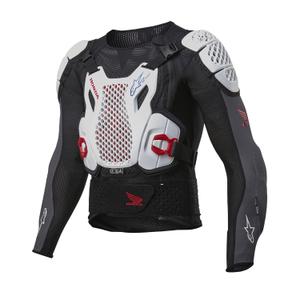 Colección de protectores de carrocería Alpinestars Bionic Plus 2 Honda blanco-azul-rojo-negro