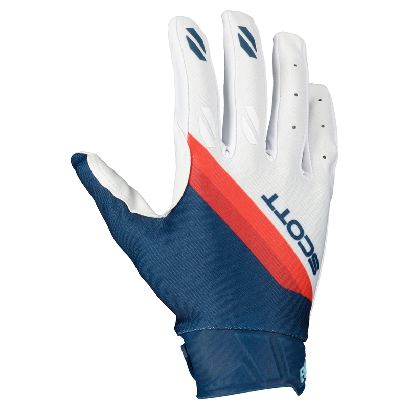 Guantes motocross SCOTT EVO DIRT rojo y blanco