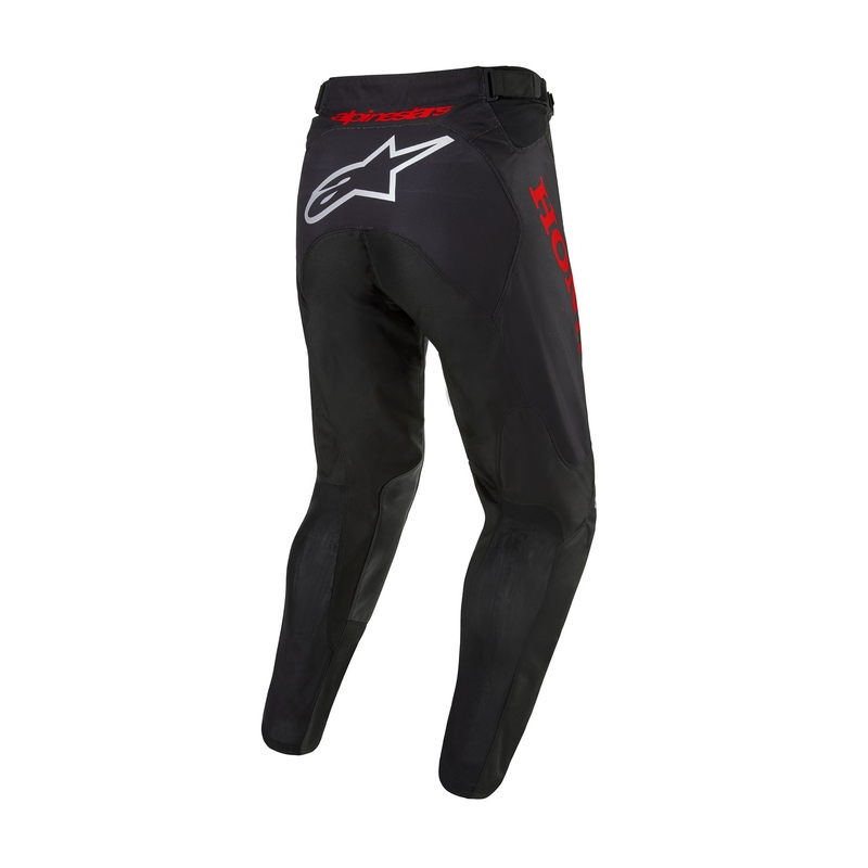 Pantalones de motocross Alpinestars Racer Iconic Honda Collection Negro-Rojo