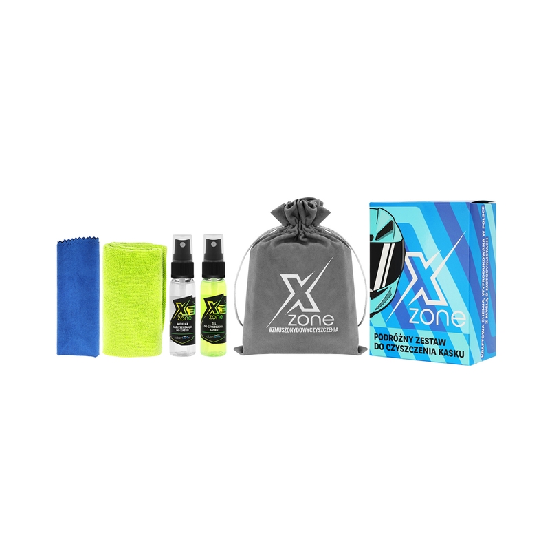 Kit de viaje para limpieza de cascos Xzone