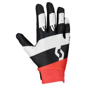 Guantes motocross SCOTT EVO RACE blanco-rojo