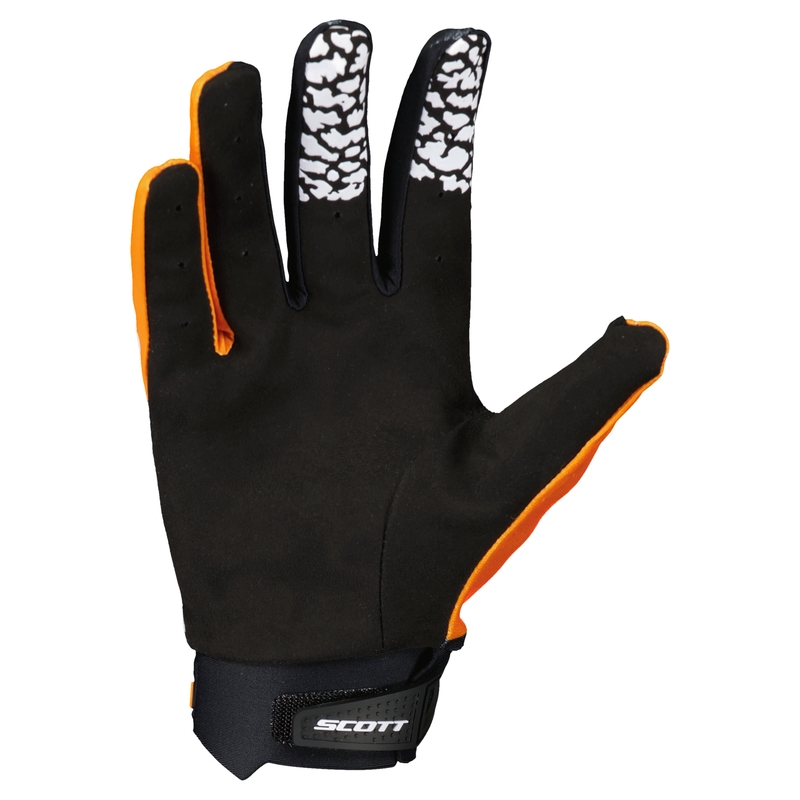 Guantes de motocross para niños SCOTT EVO TRACK negro-naranja
