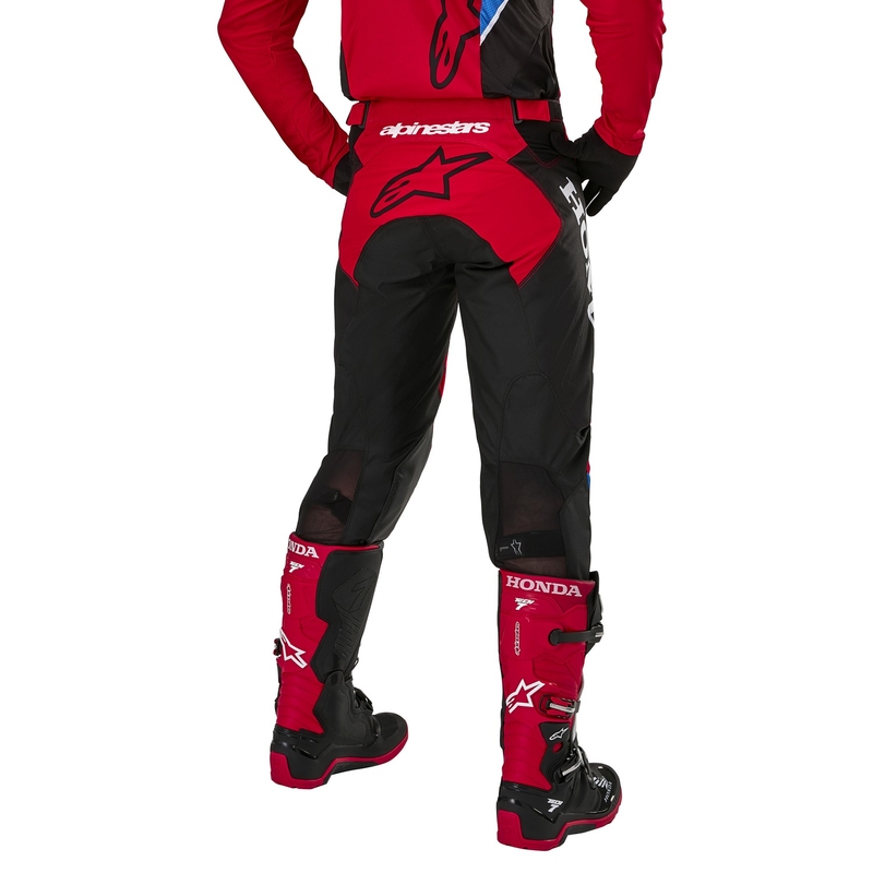 Pantalones de motocross Alpinestars Racer Iconic Honda, colección en rojo, negro, azul y blanco