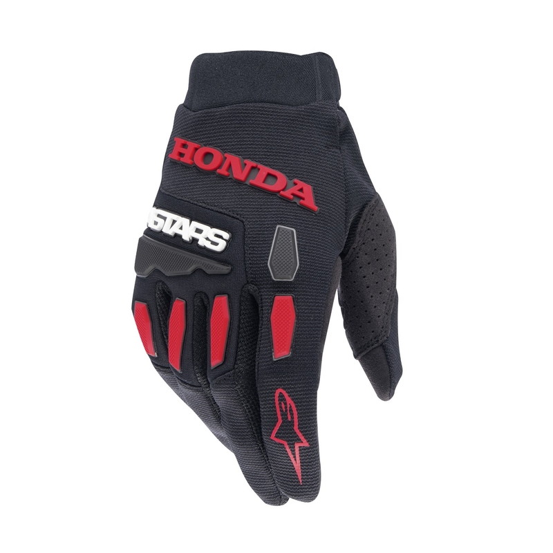 Guantes de motocross Alpinestars Full Bore Honda Collection Negro-Rojo