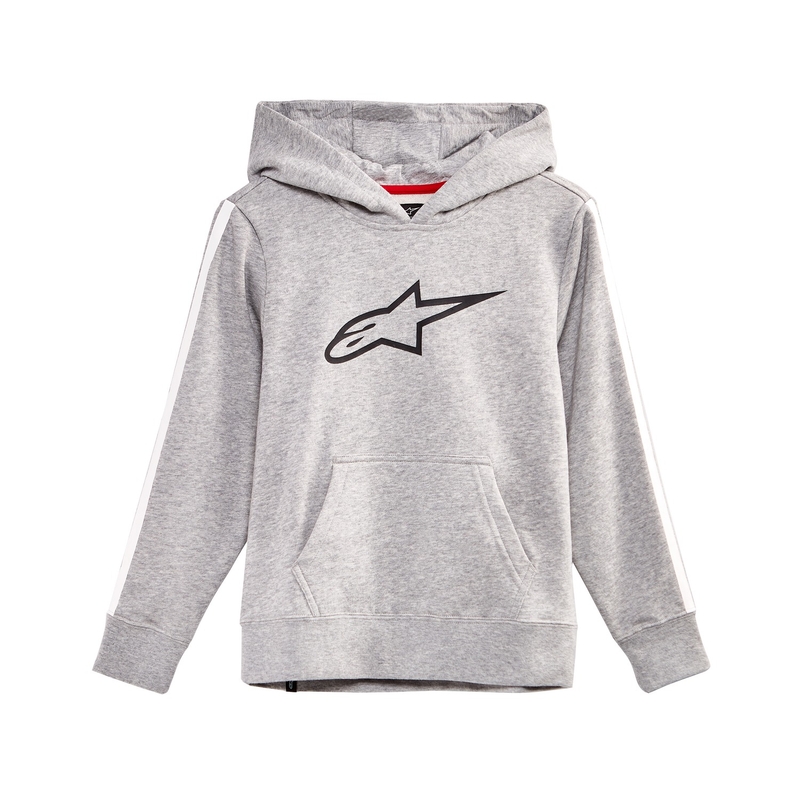 Alpinestars Kids Racey Hoodie gris y rojo