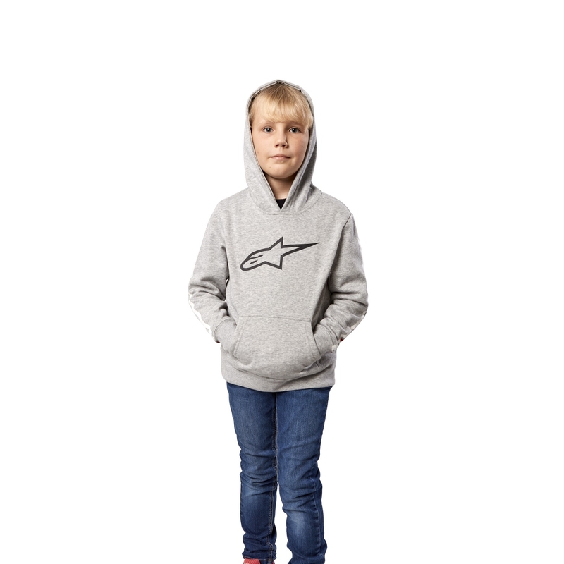 Alpinestars Kids Racey Hoodie gris y rojo
