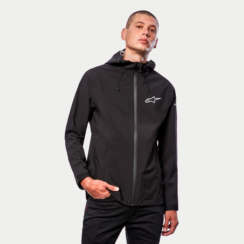 Chaqueta para lluvia Alpinestars Omni negra liquidación