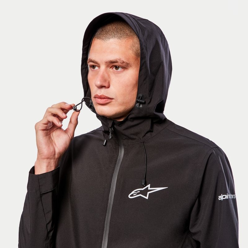 Chaqueta para lluvia Alpinestars Omni negra liquidación