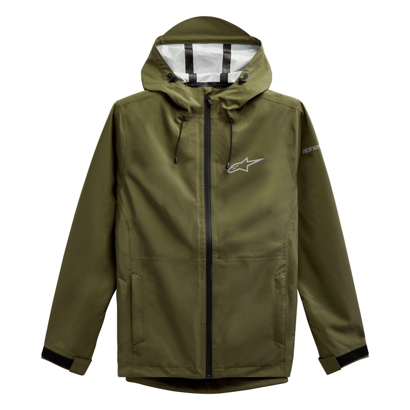 Chaqueta de lluvia Alpinestars Omni verde