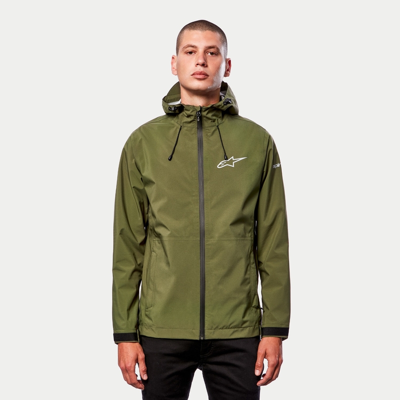 Chaqueta de lluvia Alpinestars Omni verde