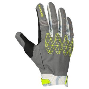 Guantes de moto SCOTT X-PLORE D3O gris-amarillo