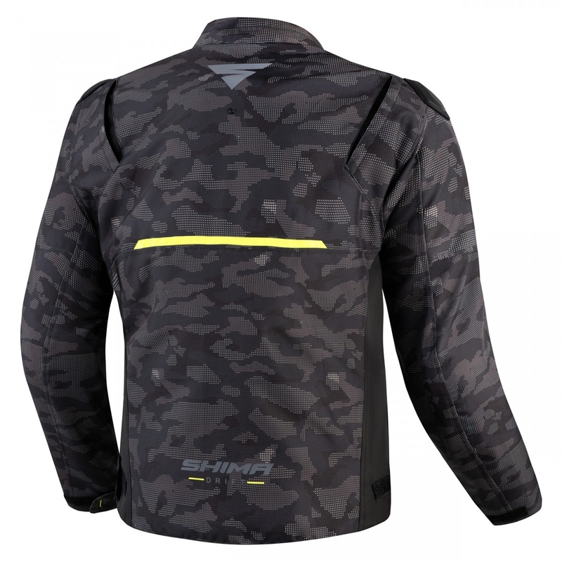 Chaqueta de moto Shima Drift camo-negro