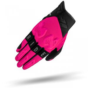 Guantes de moto para mujer Shima Drift rosa-negro