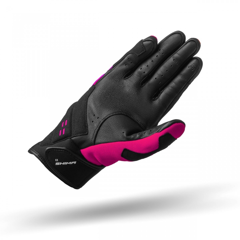 Guantes de moto para mujer Shima Drift rosa-negro