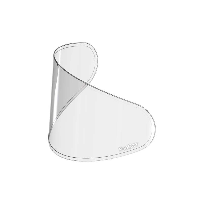 Lámina antivaho universal para cascos abiertos FogCity Easy Open-Face