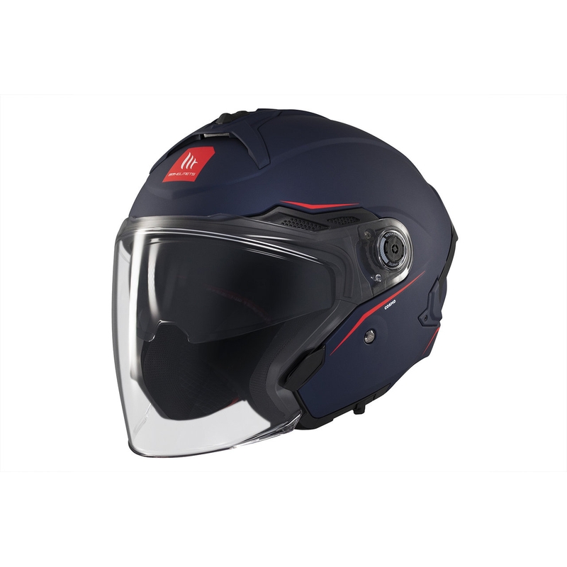 Casco abierto MT Cosmo SV azul mate