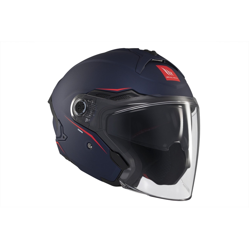 Casco abierto MT Cosmo SV azul mate