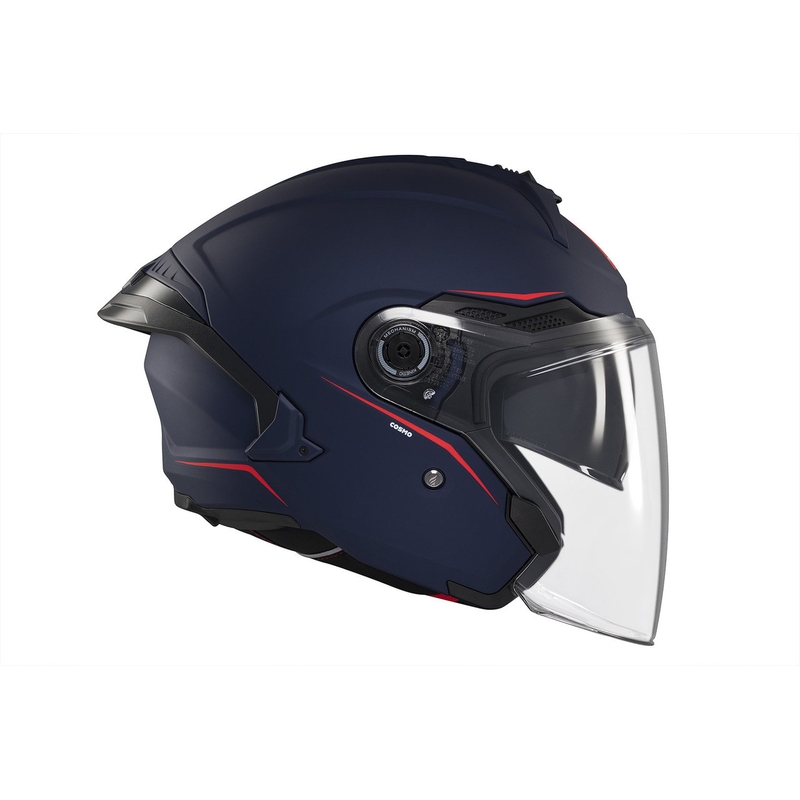 Casco abierto MT Cosmo SV azul mate