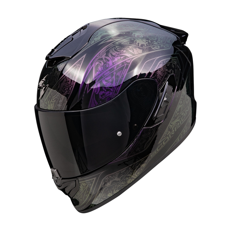 Casco integral de moto Scorpion EXO-1400 EVO II Air Fantasy negro-camaleón liquidación