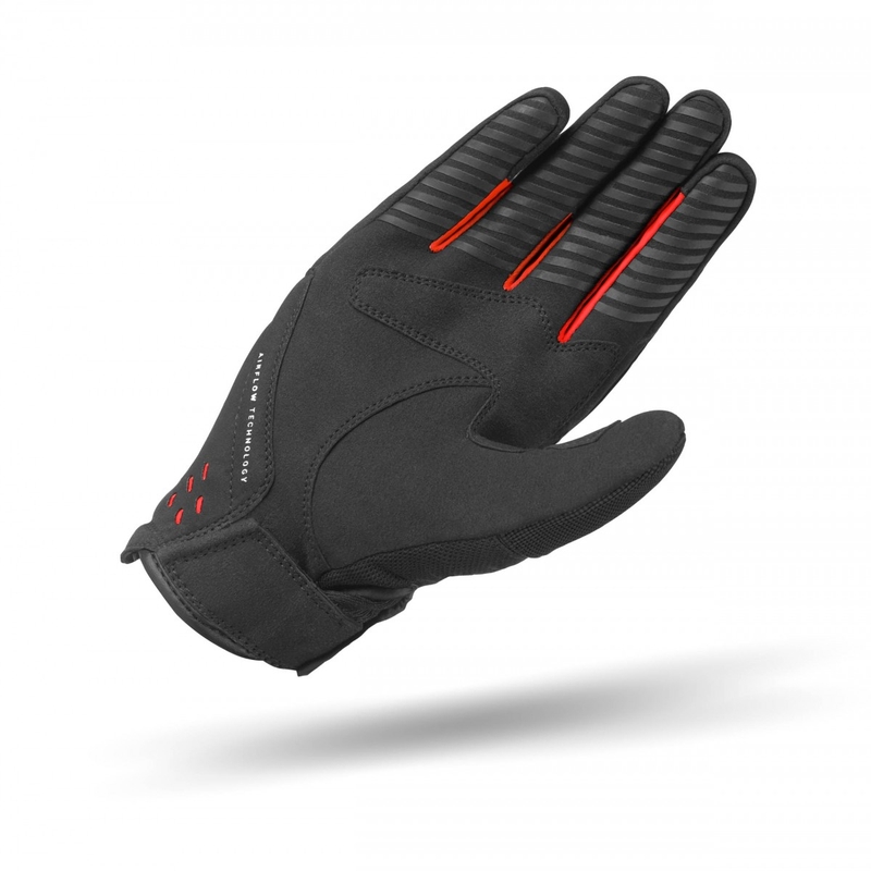 Guantes de moto Shima One EVO negro-rojo